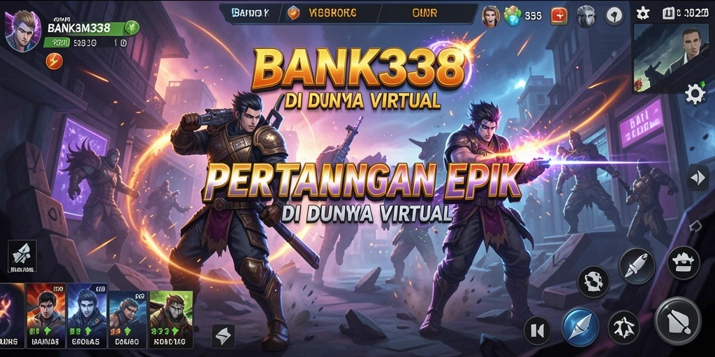 Tangkapan layar permainan BANK338 menampilkan pertarungan intens yang memikat.