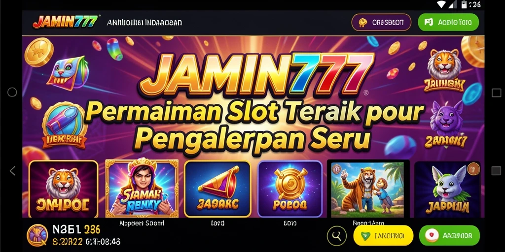 Tampilan gambar permainan slot JAMIN777 yang memukau dan menarik.