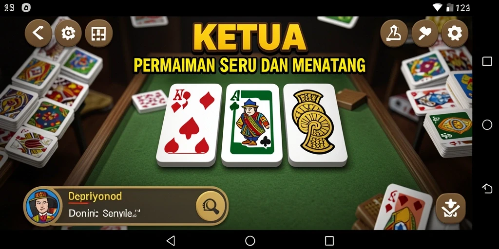 Screenshot gameplay KETUA yang menarik dan mendebarkan.
