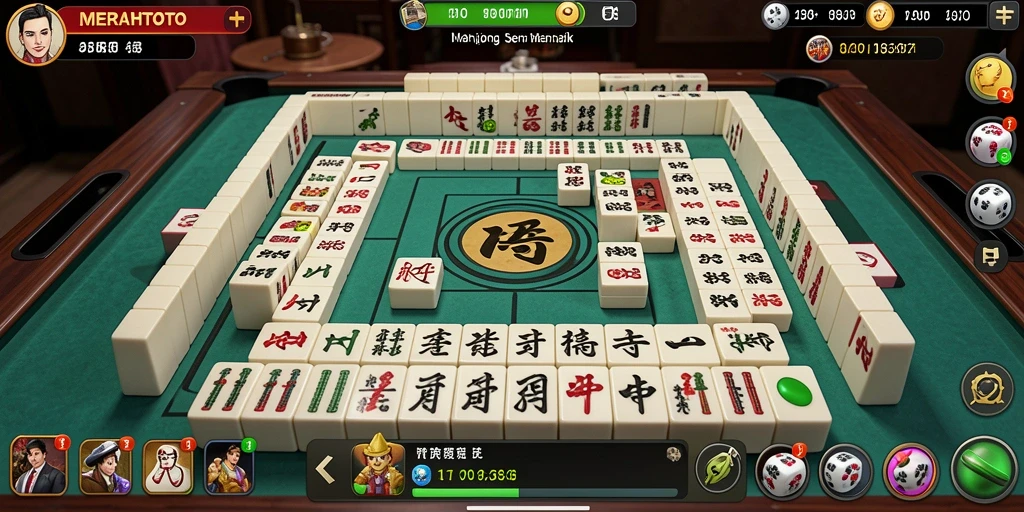 Tampilan screenshot gameplay Mahjong yang menarik dan interaktif.