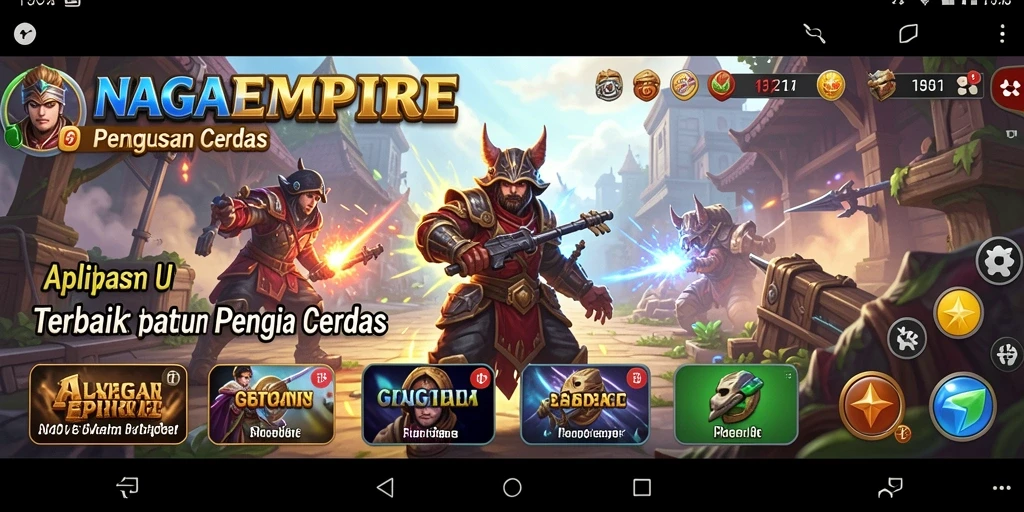 Tampilan aplikasi NAGAEMPIRE dengan fitur manajemen tugas yang efisien.