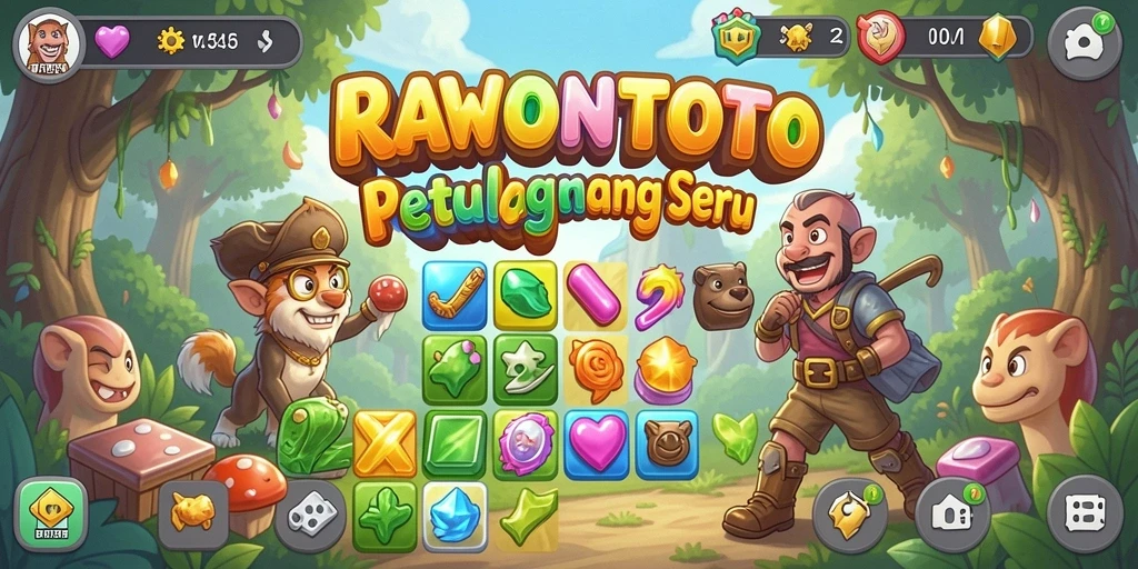 Gameplay menarik dari RAWONTOTO sebagai game Match-3.