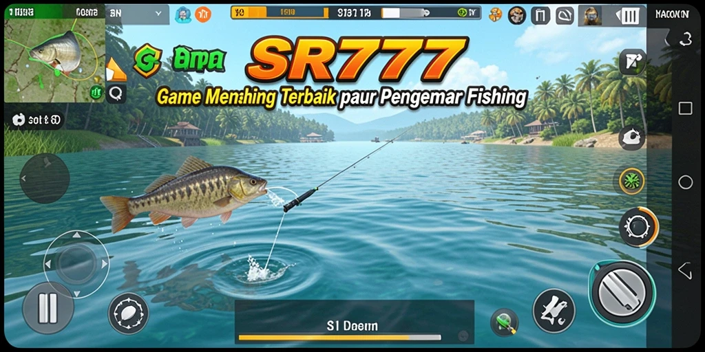 Tampilan gameplay SR777 yang seru dengan aksi memancing emozionale.