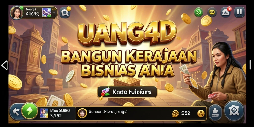 Tampilan gameplay UANG4D yang seru dan menantang.